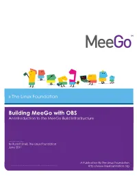 Building Meego with OBS an Introduction to the Meego Build Infrastructure