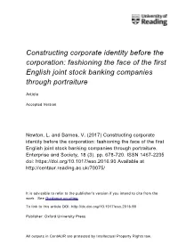 Constructing Corporate Identity Through Portraiture