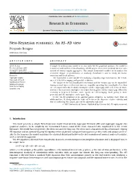 New-Keynesian Economics: an AS-AD View