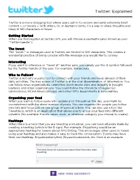 Twitter: Explained