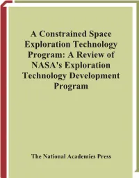 A Constrained Space Exploration Technology Program: a Review of NASA's Exploration Technology Development Program
