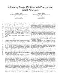 Alleviating Merge Conflicts with Fine-Grained Visual Awareness