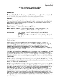 Appendix 11(A) OUTSIDE BODIES – BLACKPOOL AIRPORT SCRUTINY