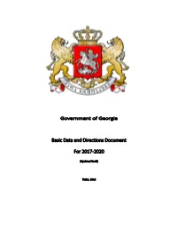 Basic Data and Directions Document