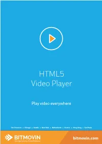 HTML5 Video Player