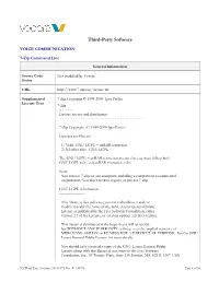 Third-Party Software