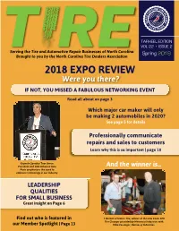 2018 EXPO REVIEW Were You There? IF NOT, YOU MISSED a FABULOUS NETWORKING EVENT