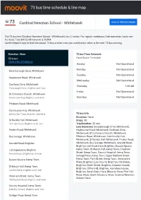 73 Bus Time Schedule & Line Route