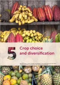 Crop Choice and Diversification
