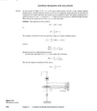 Example Problems and Solutions
