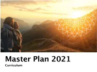 Masterplan Curriculum 2021