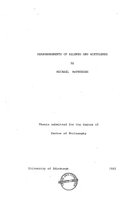 REARRANGEMENTS of ALLENES and ACETYLENES by MICHAEL