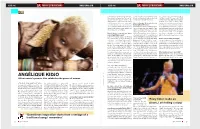 ANGÉLIQUE KIDJO Peace I Learned As a Child