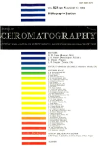 Bibliography Section