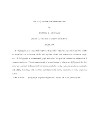 Graphs and Semibiplanes by Jennifer A. Muskovin