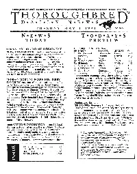 I~~UN~~~RE DM TUES DAY, MAY 3 , 1 9 9 4 $2 Daily T•O•D•A•Y•S PREVIEW