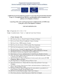 Coe/EU Eastern Partnership Programmatic