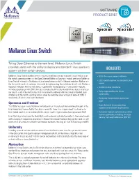 Mellanox Linux Switch †
