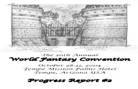 World Fantasy Convention Progress Report #2