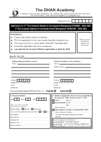 Application Form