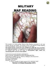 Military Map Reading V2.0