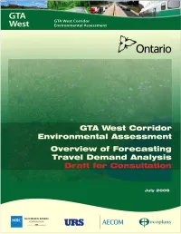 Overview of Forecasting Demand Analysis Draft Report