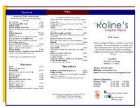 Roline's Uniquely Filipino 2016 Menu