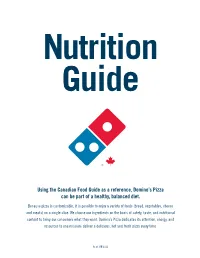 Nutritional Guide Reflects That Range of Possibilities