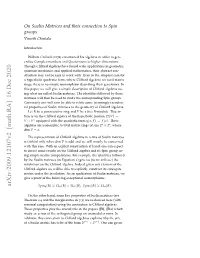 On Suslin Matrices and Their Connection to Spin Groups Vineeth Chintala