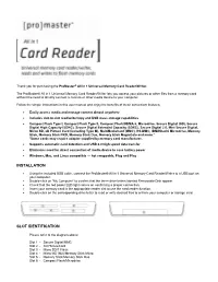 5237 All-In-1 Card Reader.Pdf