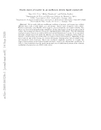 Exotic States of Matter in an Oscillatory Driven Liquid Crystal Cell