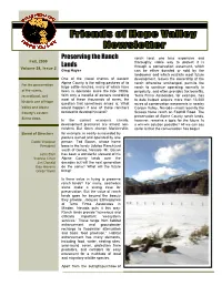 Preserving the Ranch Lands