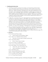 1.1. the Deanery Provides an Important Two-Way Line Of