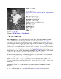 Career Summary