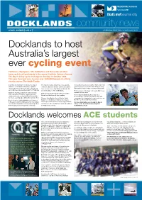 Docklands to Host Australia's Largest Ever Cycling Event