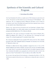 Synthesis of the Scientific and Cultural Program