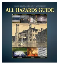 ALL HAZARDS GUIDE HURRICANE SUPPLY LIST “The First 72 Hours Is on You” Inside