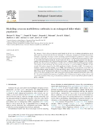 Modelling Cetacean Morbillivirus Outbreaks in an Endangered Killer Whale Population T ⁎ Michael N