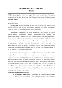 Introduction to Oceanography 18K2g03