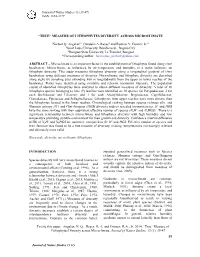 “True” Measure of Lithophytes Diversity Across Microclimate