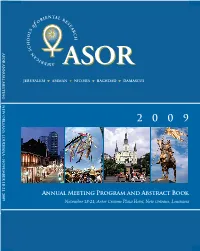 Annual Meeting PROGRAM and Abstract Book