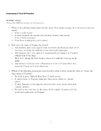 Astronomy 4 Test #3 Practice 2. How Were the Rings of Uranus Discovered?