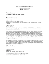 7Th USENIX Tcl/Tk Conference February 14-18, 2000 Austin, Texas, USA