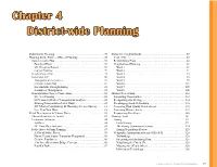 Chapter 4 District-Wide Planning