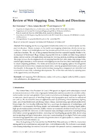 Review of Web Mapping: Eras, Trends and Directions