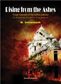 Rising from the Ashes Tragic Episode of the Jaffna Library