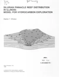 Silurian Pinnacle Reef Distribution in Illinois: Model for Hydrocarbon Exploration