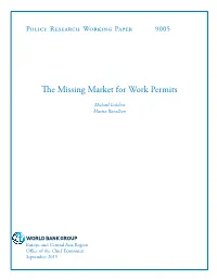 The Missing Market for Work Permits