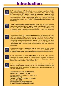 Understanding the EF Lightning Protection System