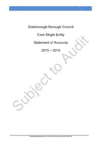 Statement of Accounts